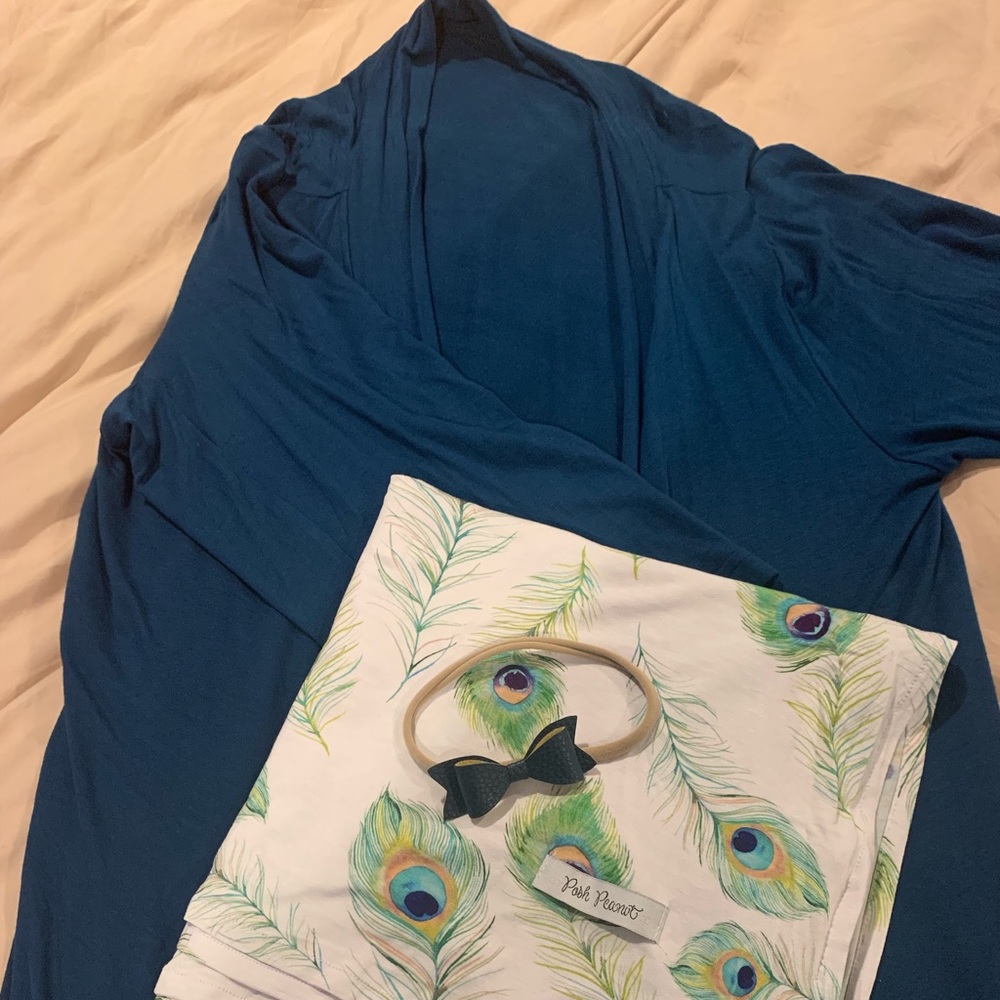 Posh Peanut Swaddle, Robe and Bow